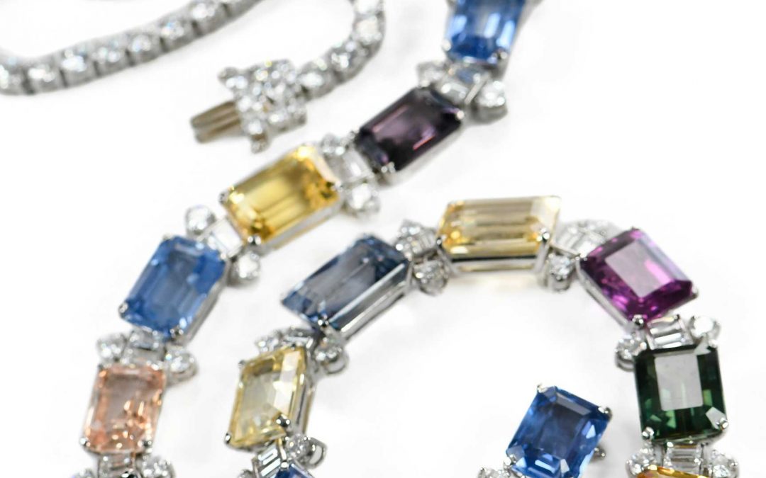 Oscar Heyman Sapphire and Diamond Necklace