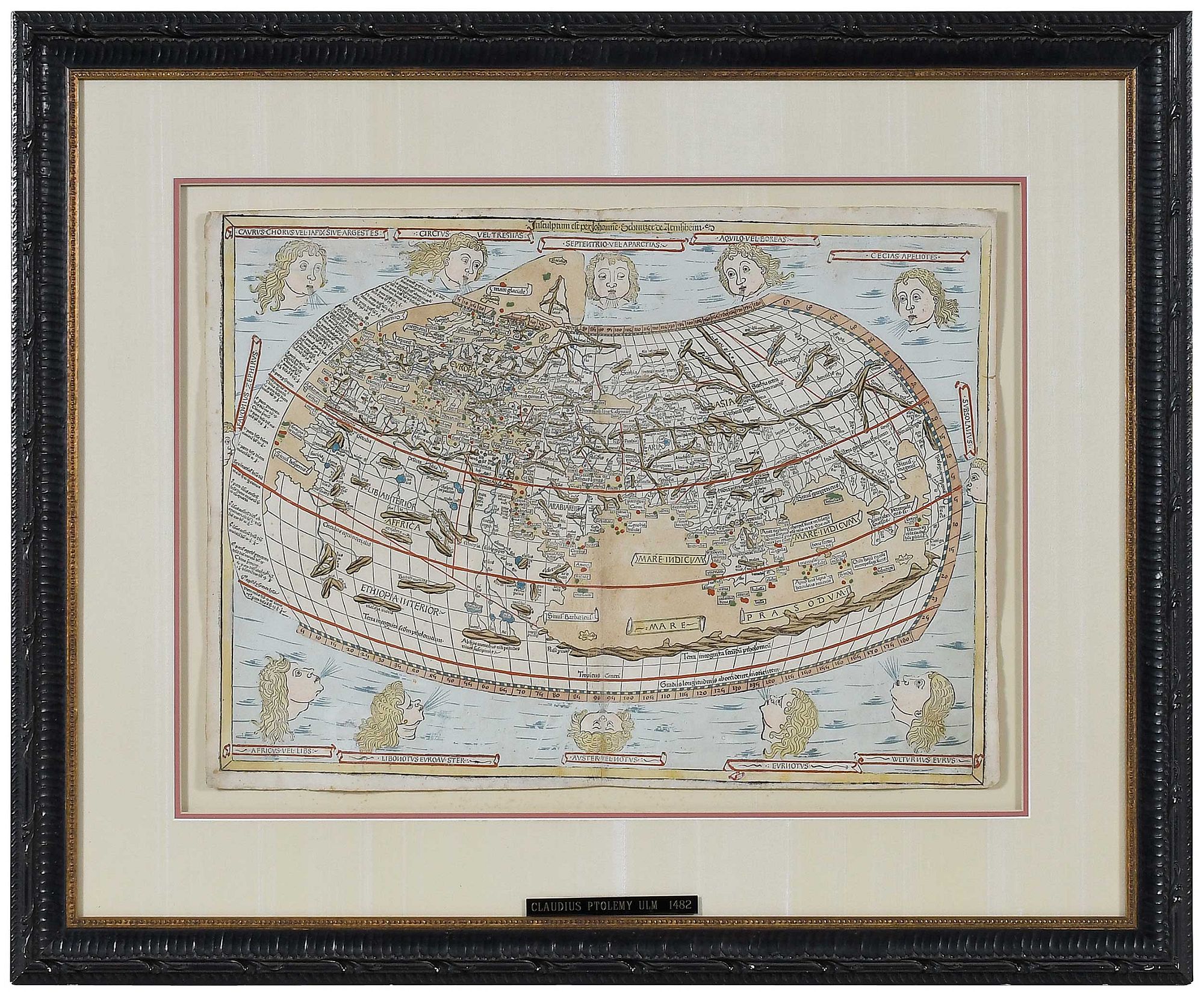 Claudius Ptolemy – Ulm Map of the World, 1486