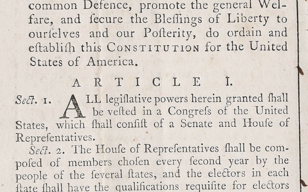 The United States Constitution–Signed Official Ratification Copy and Related Documents Press Release | September 28, 2024