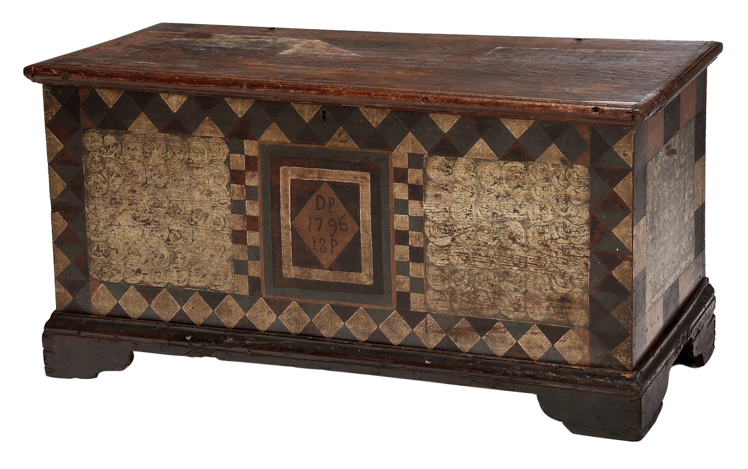 Highly Important Irish George II Carved Mahogany Side Table: The Devenish Table